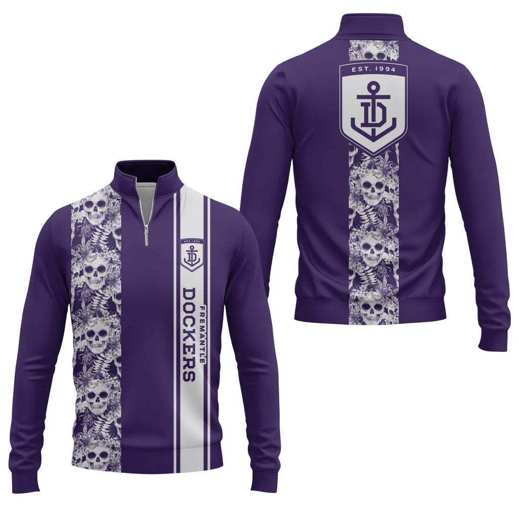 Fremantle Dockers Quarter-zip Pullover SHW042