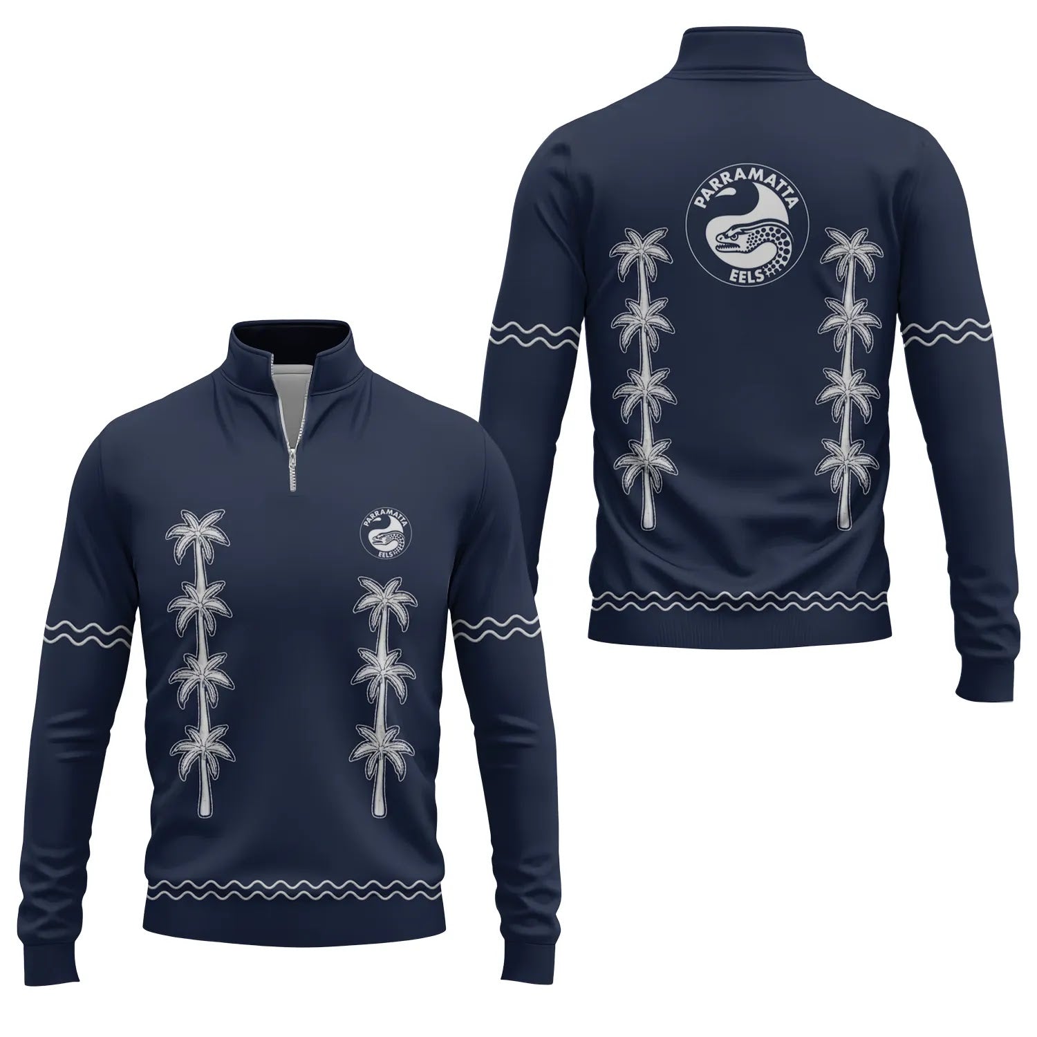 Parramatta Eels Quarter-zip Pullover SHW065