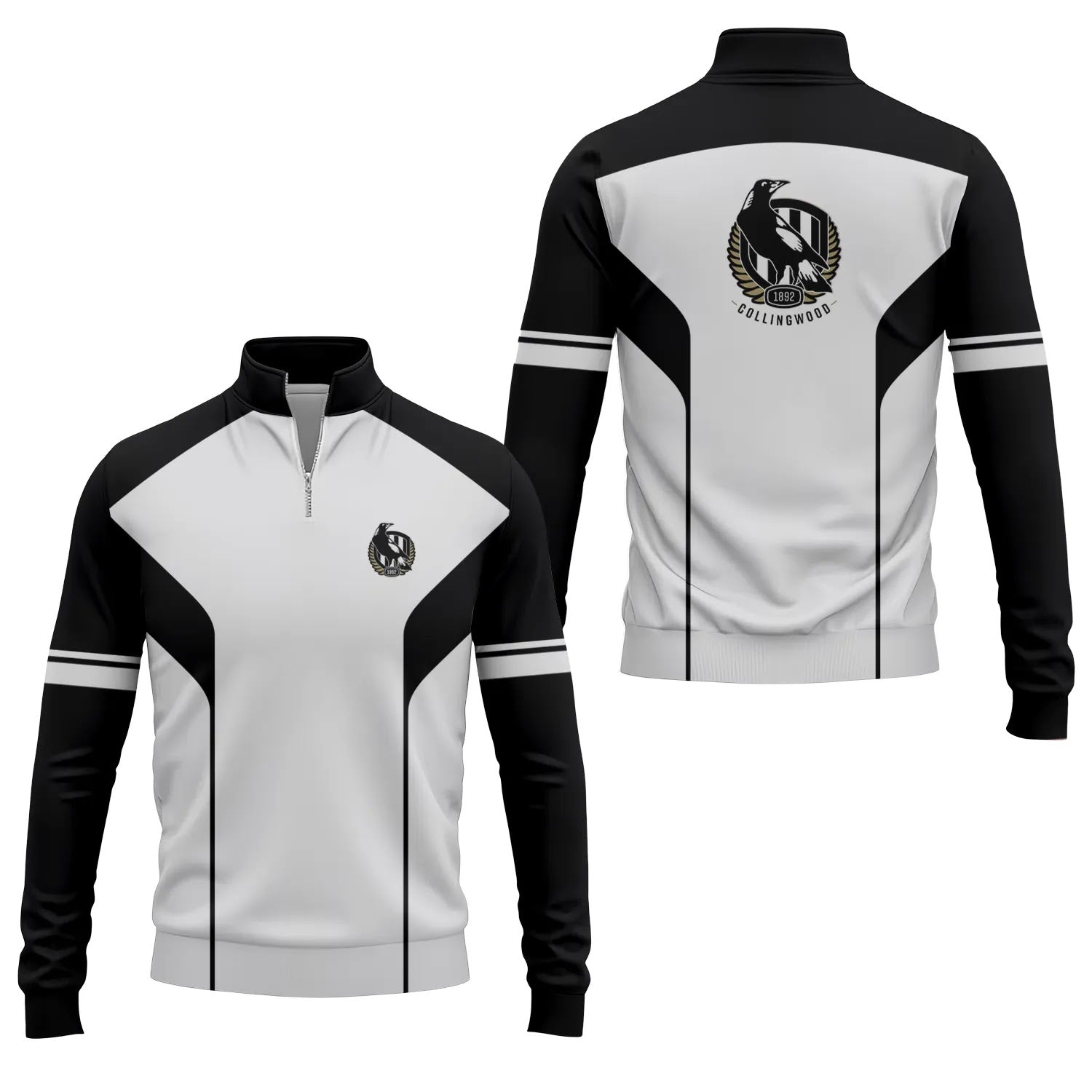 Collingwood Magpies Quarter-zip Pullover SC113