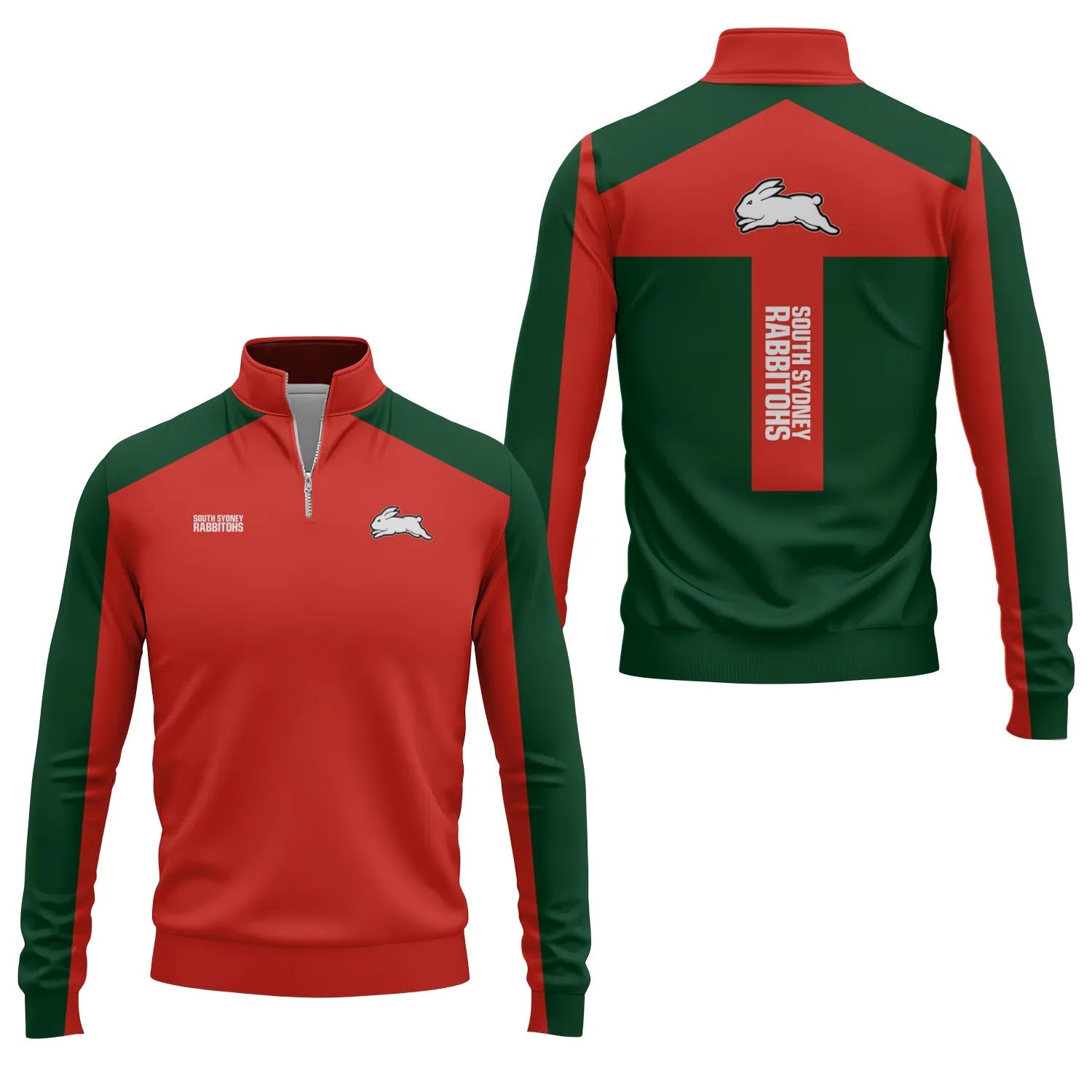 South Sydney Rabbitohs Quarter-zip Pullover SC008