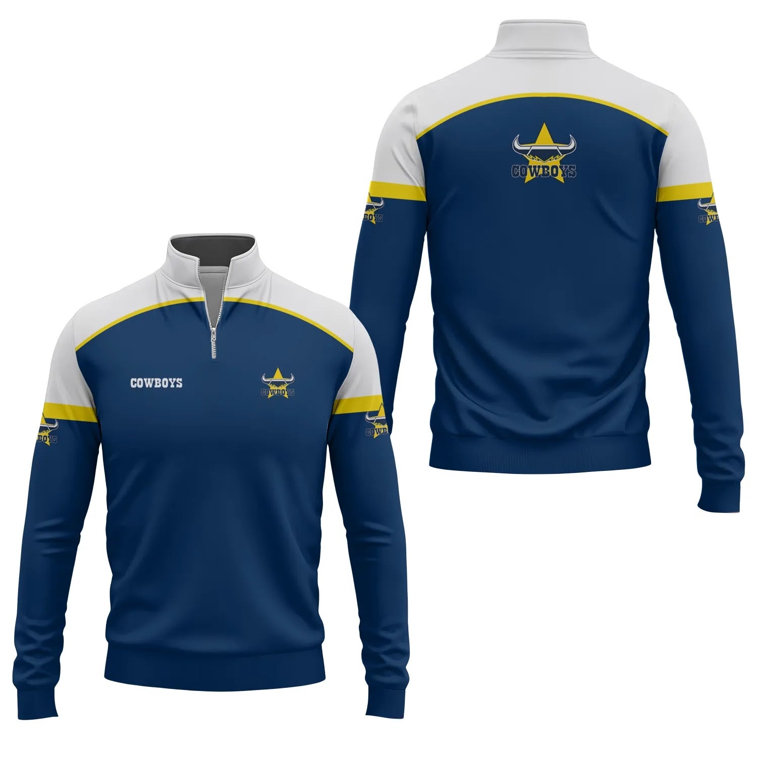 North Queensland Cowboys Quarter-zip Pullover SC087