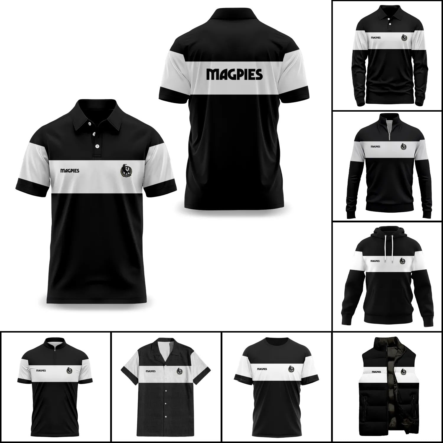 Collingwood Magpies Apparels SC046