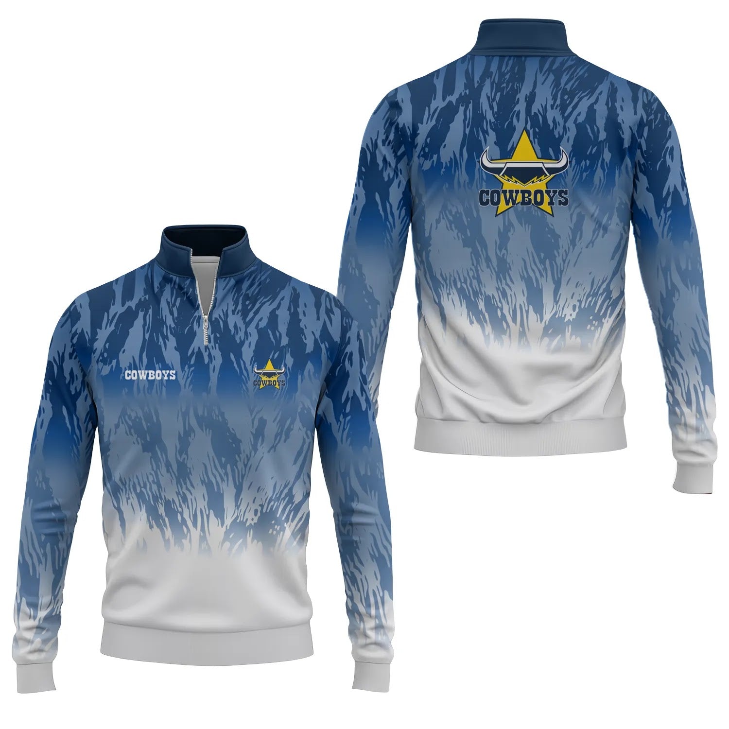 North Queensland Cowboys Quarter-zip Pullover SC069