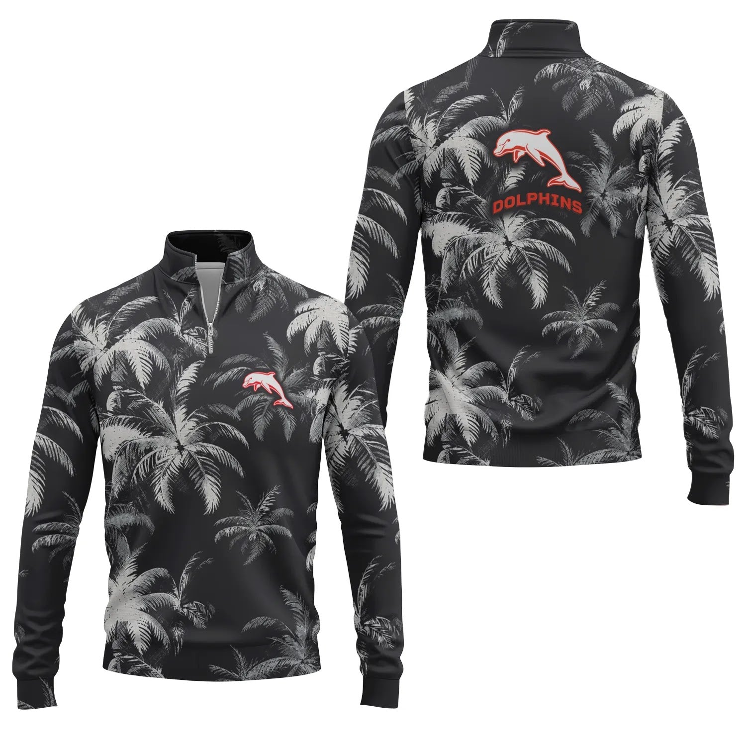 Dolphins Quarter-zip Pullover SC112
