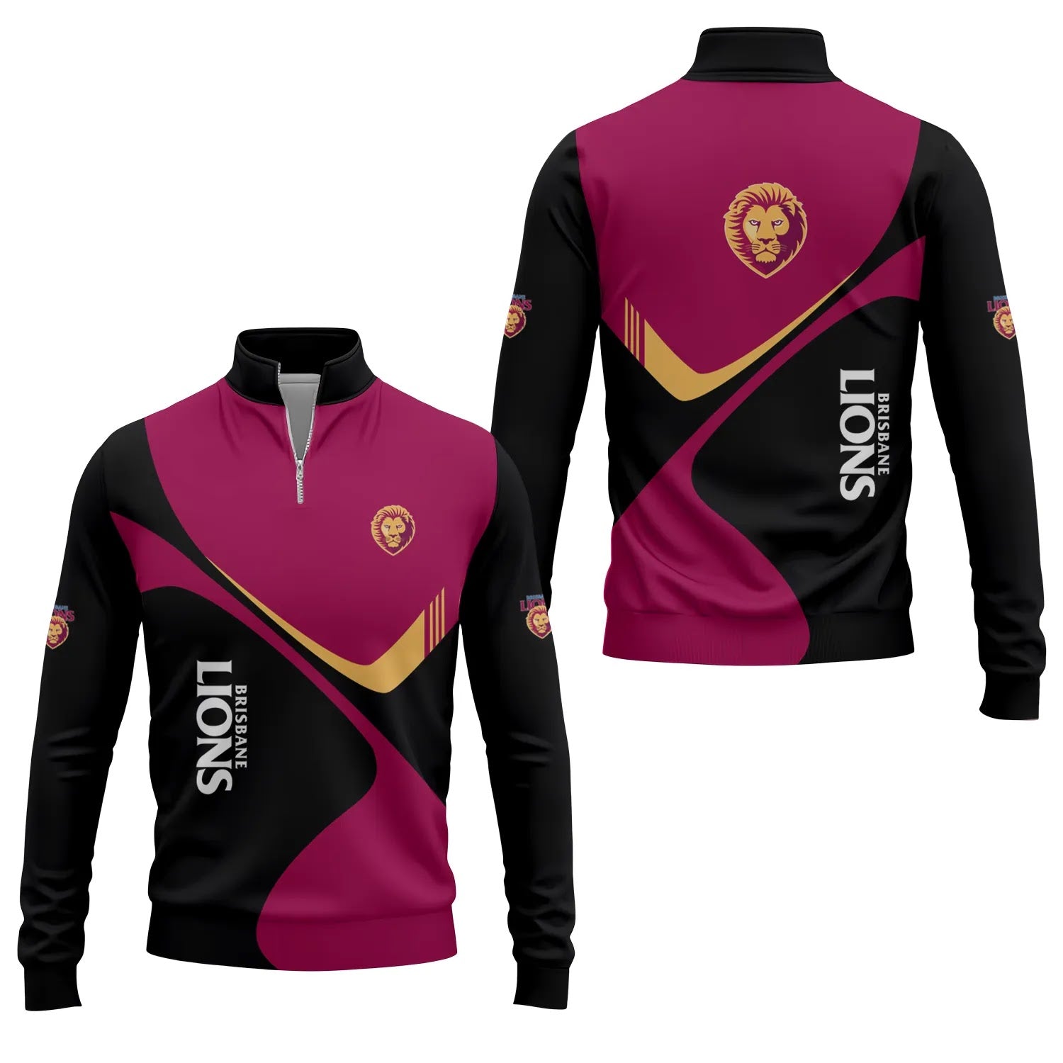 Brisbane Lions Quarter-zip Pullover SC058