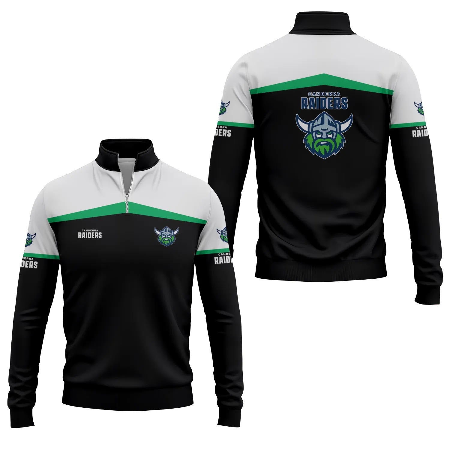 Canberra Raiders Quarter-zip Pullover SC031
