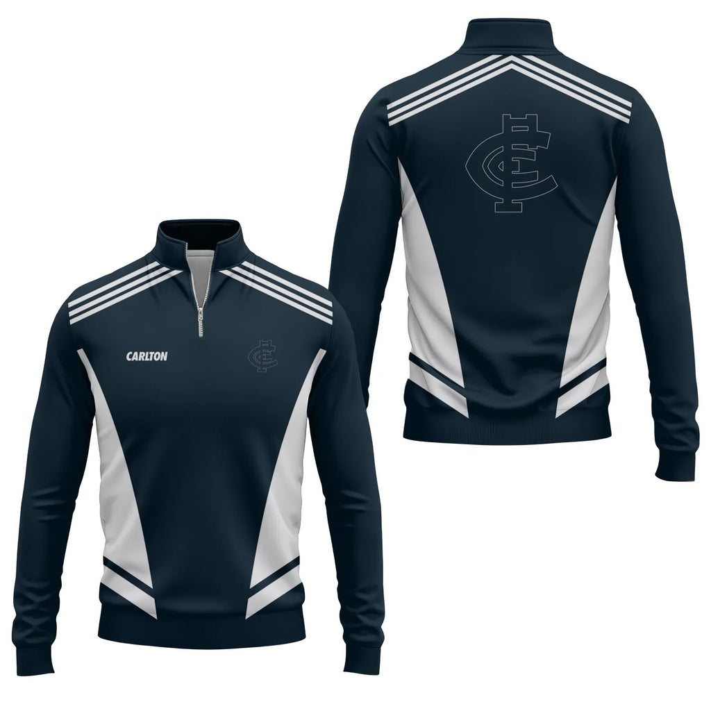 Carlton Blues Quarter-zip Pullover SC092