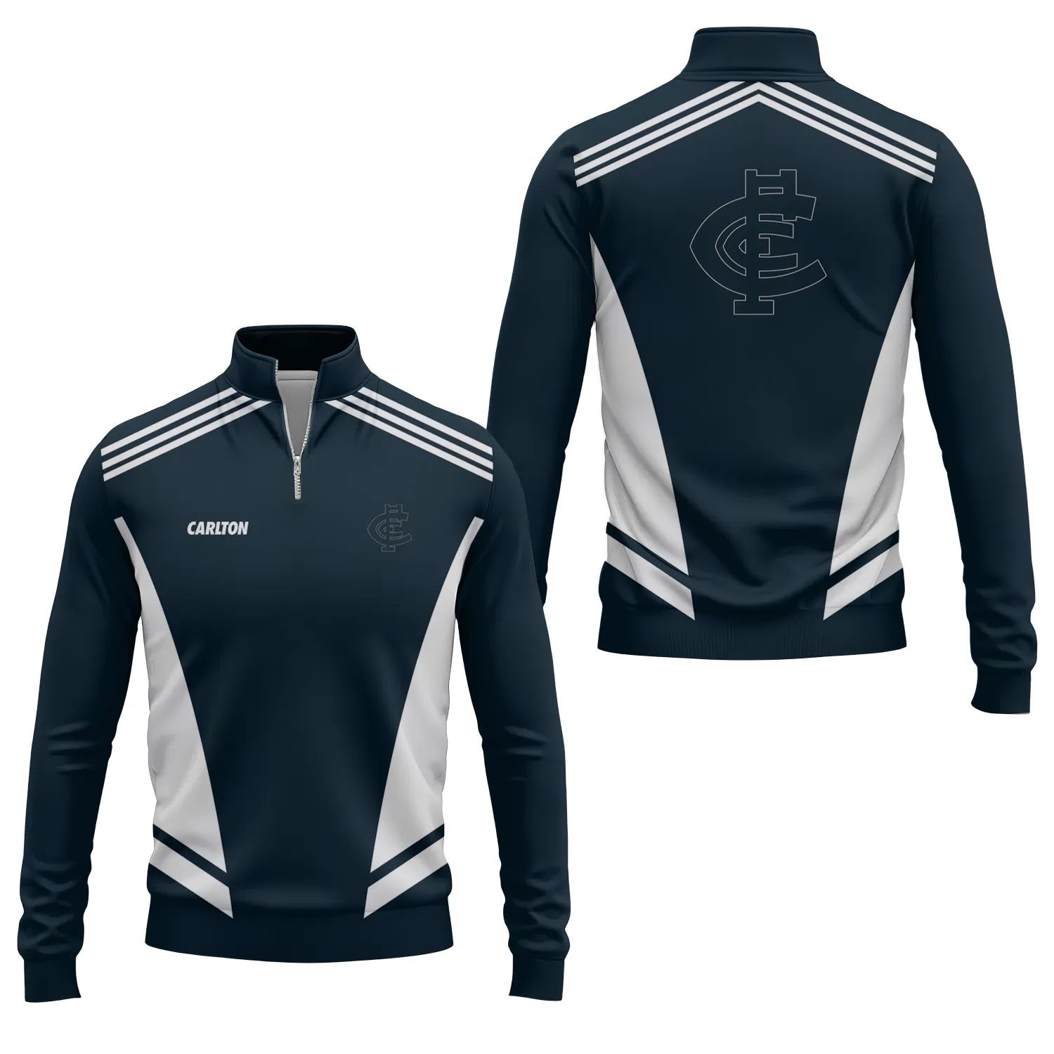 Carlton Blues Quarter-zip Pullover SC092