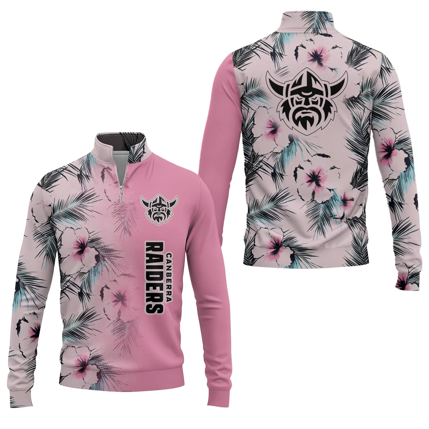 Canberra Raiders Quarter-zip Pullover SHW056
