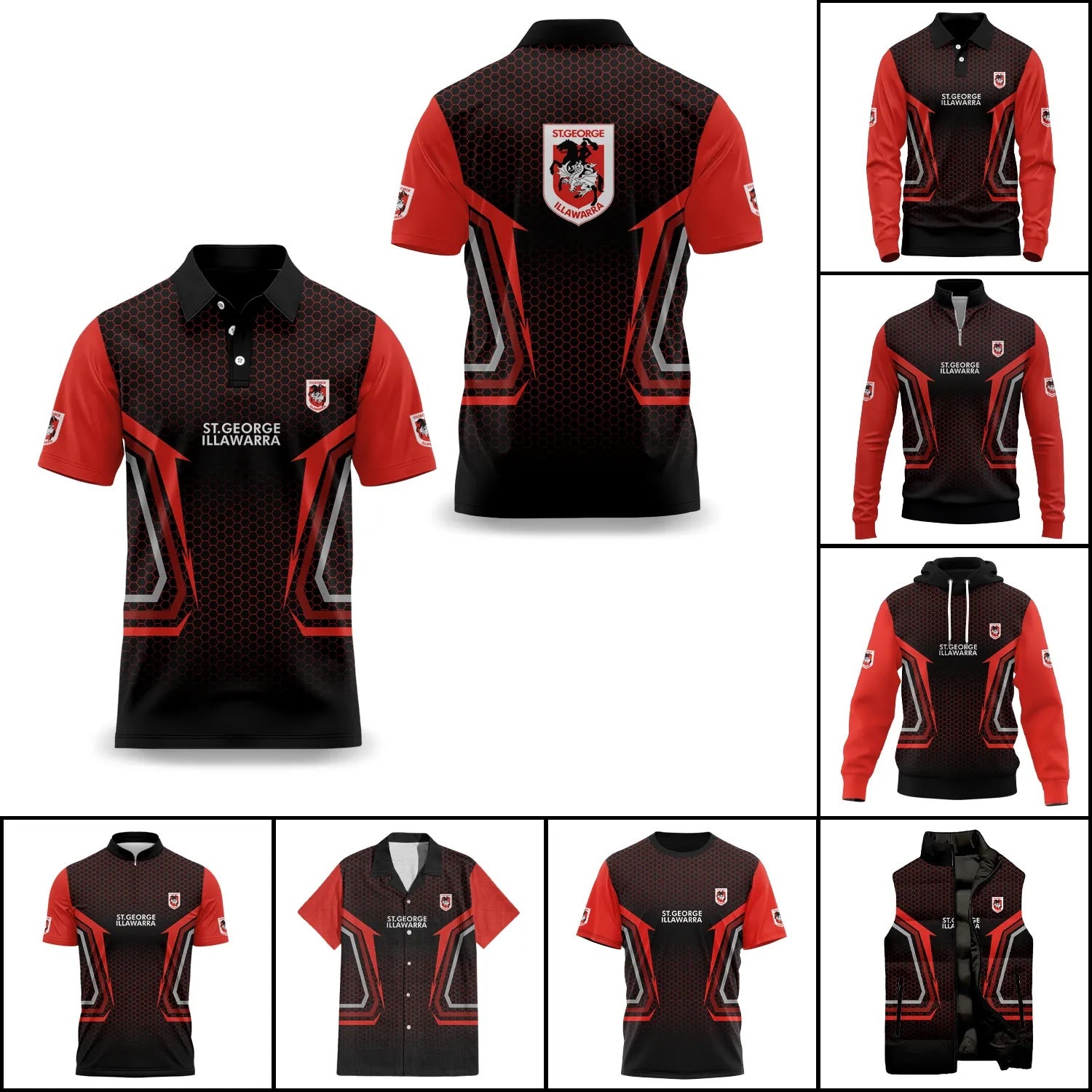 St George Illawarra Dragons Apparels SC075
