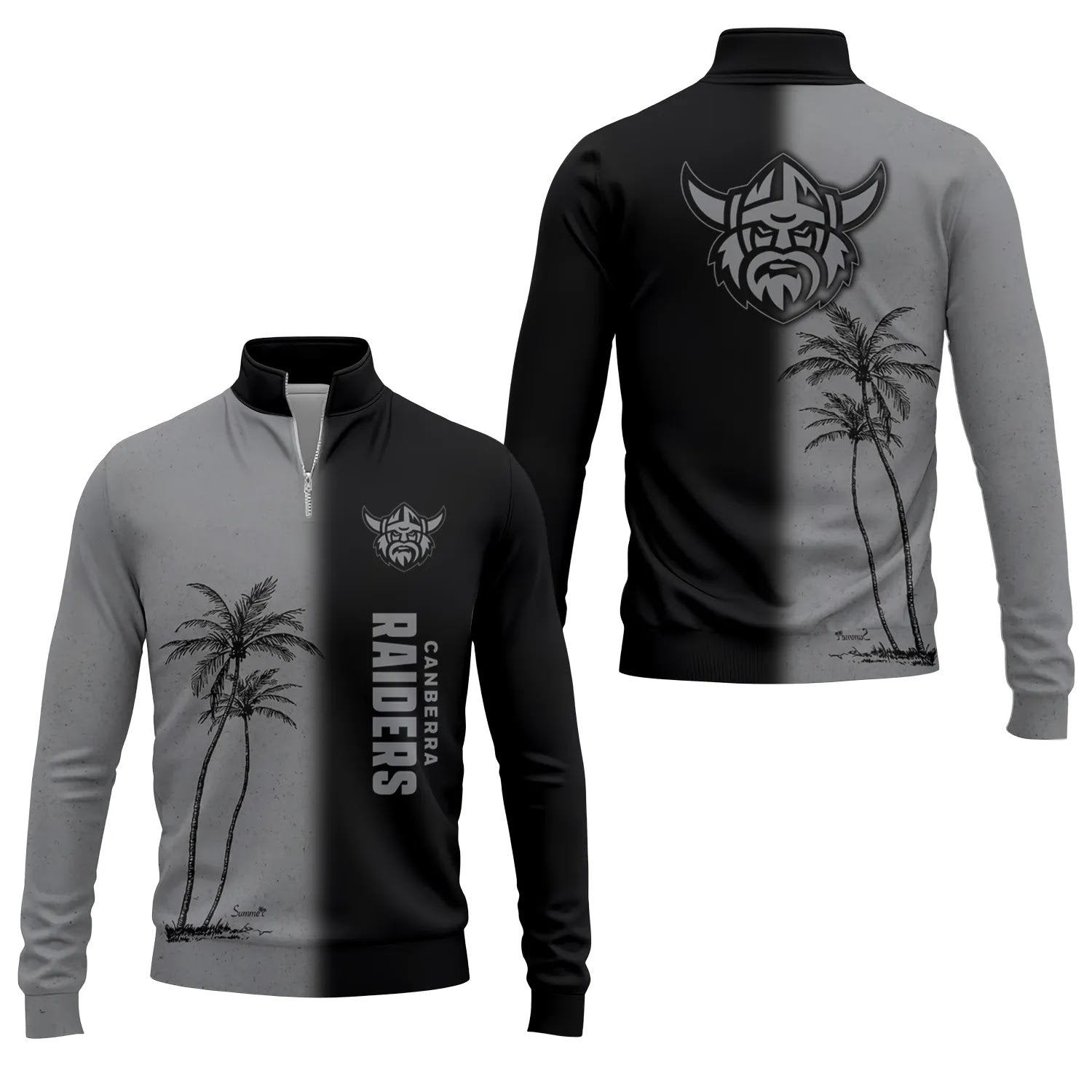 Canberra Raiders Quarter-zip Pullover SHW037