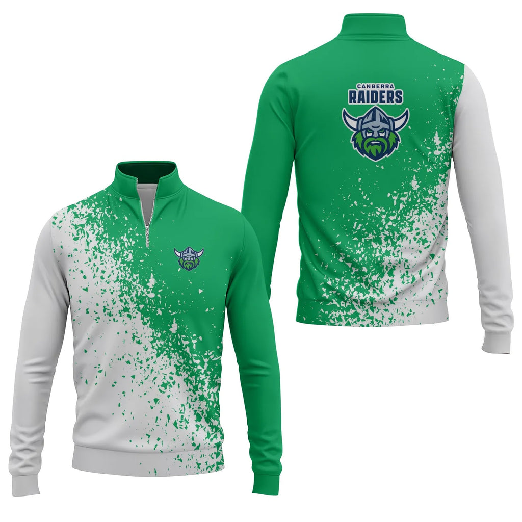 Canberra Raiders Quarter-zip Pullover SC070