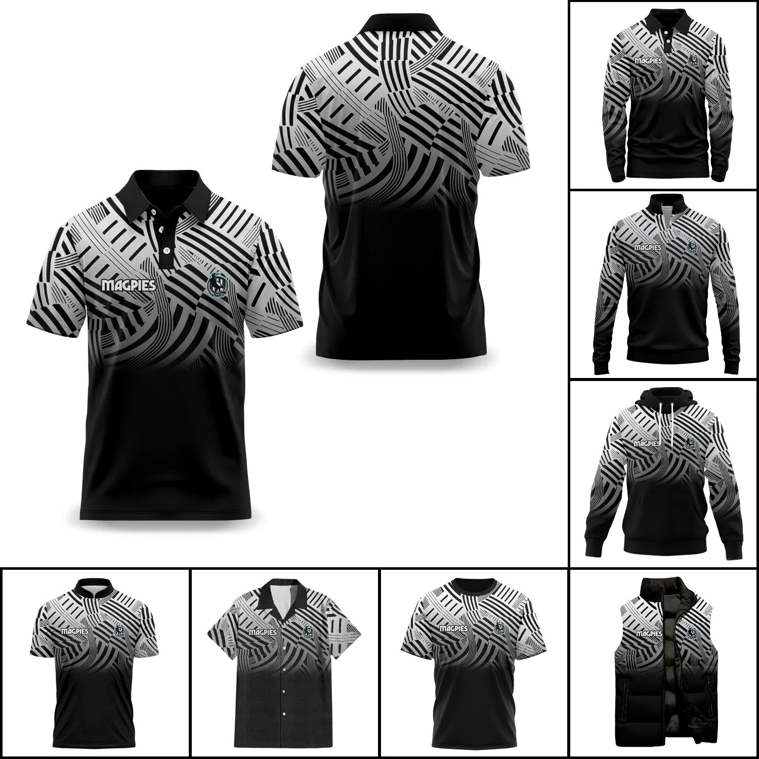 Collingwood Magpies Apparels SC121