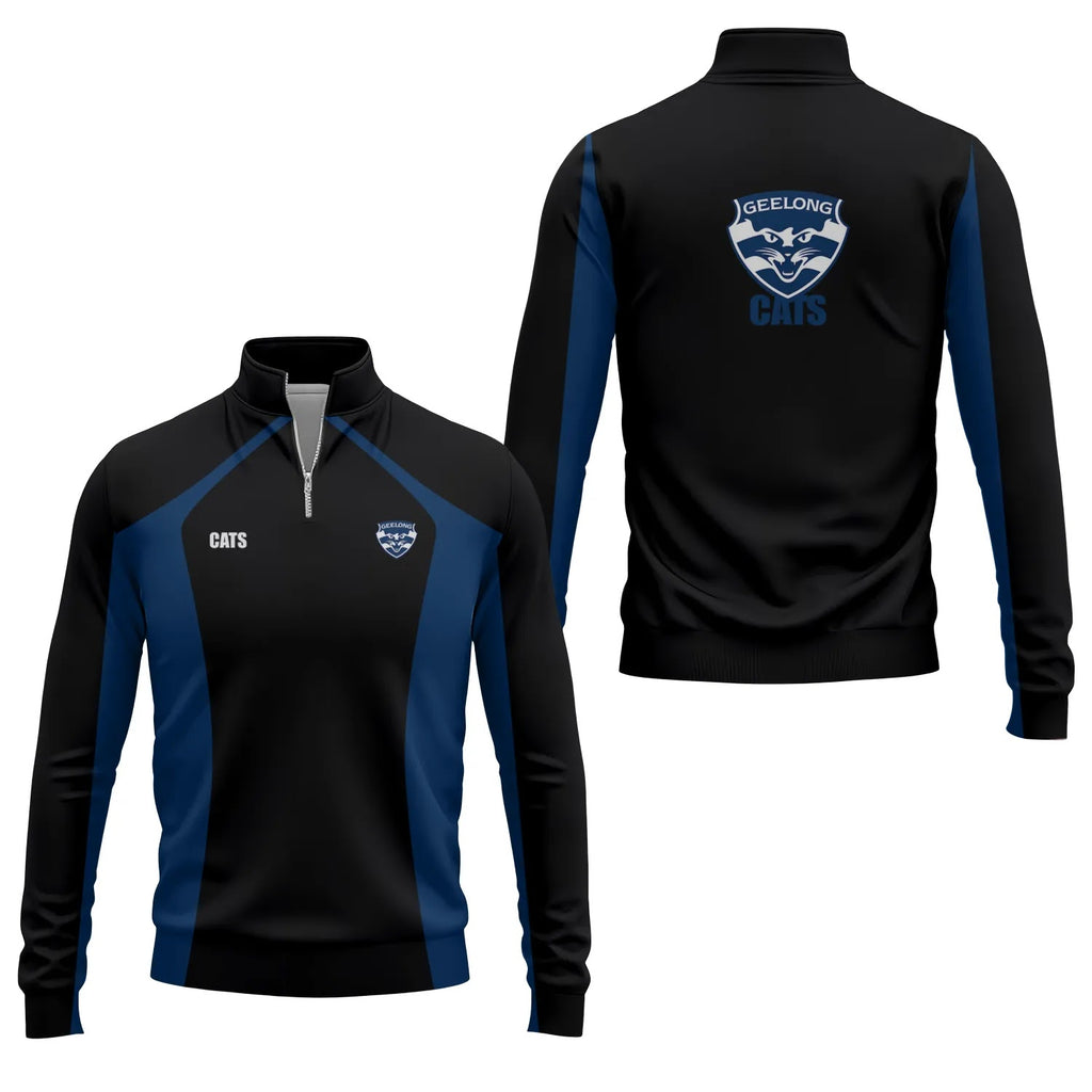 Geelong Cats Quarter-zip Pullover SC048