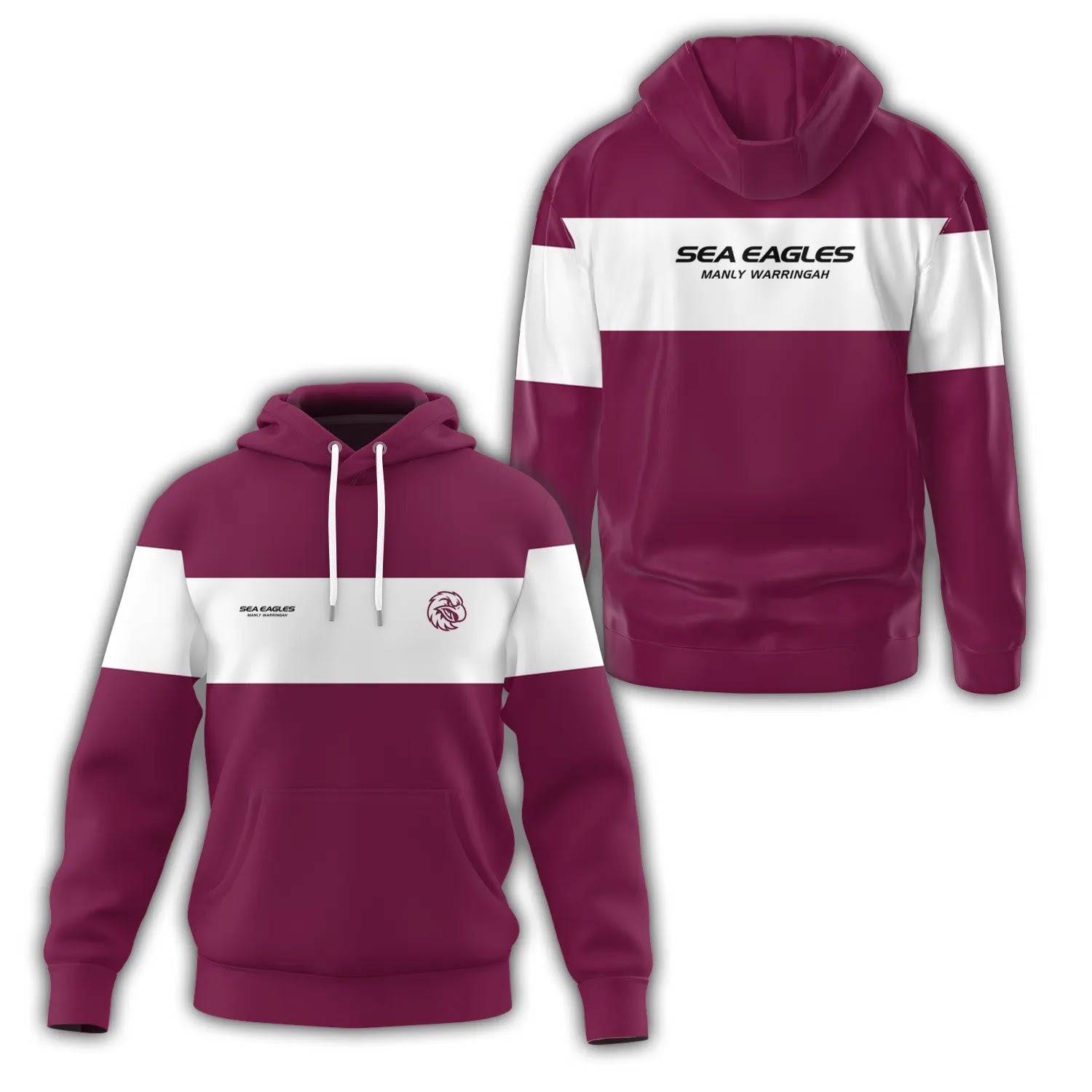 Manly Warringah Sea Eagles Hoodie SC046