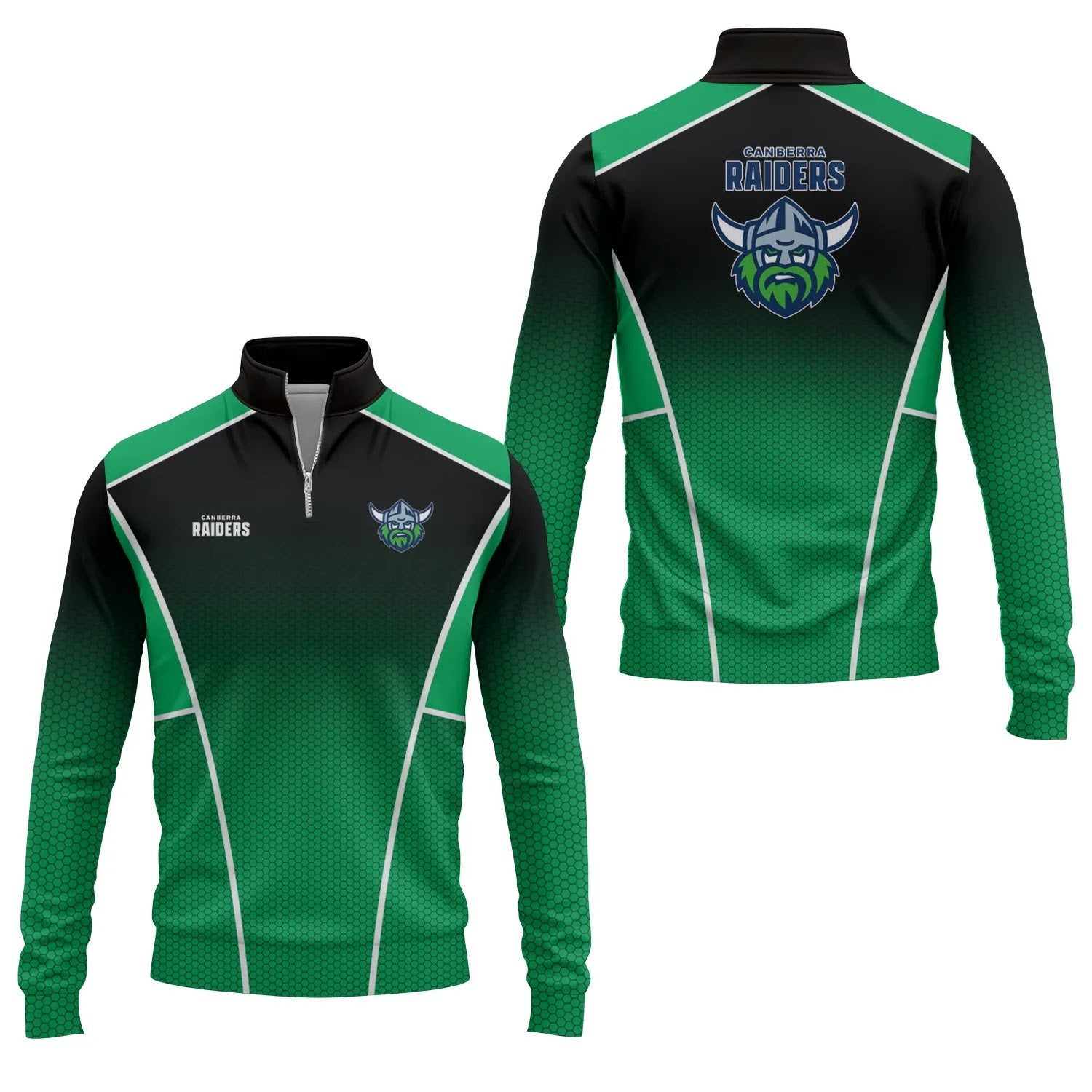 Canberra Raiders Quarter-zip Pullover SC019