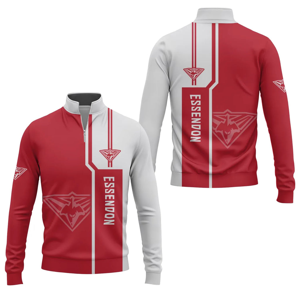 Essendon Bombers Quarter-zip Pullover SC064