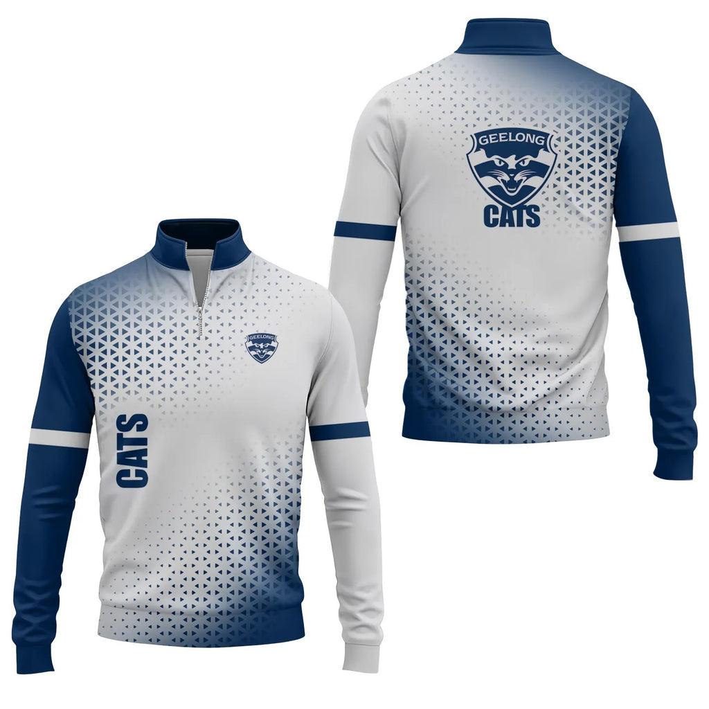 Geelong Cats Quarter-zip Pullover SC079