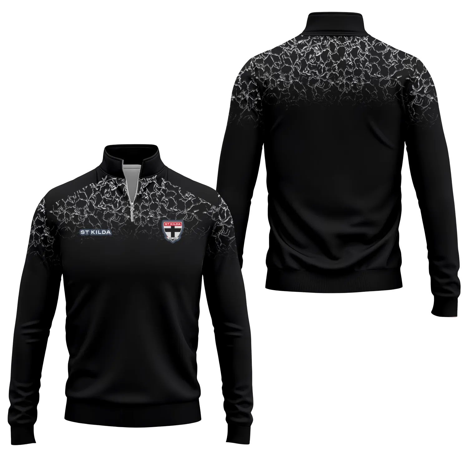 St Kilda Saints Quarter-zip Pullover SC108