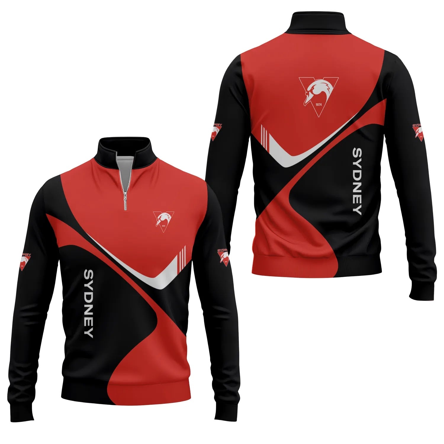 Sydney Swans Quarter-zip Pullover SC058