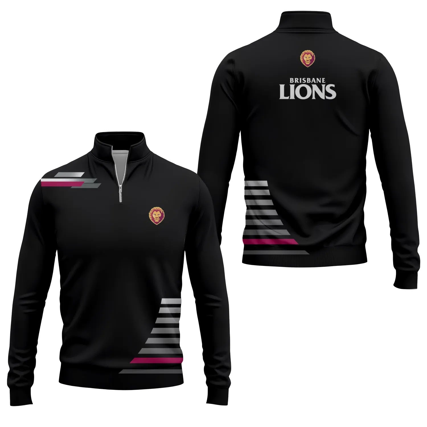 Brisbane Lions Quarter-zip Pullover SC034