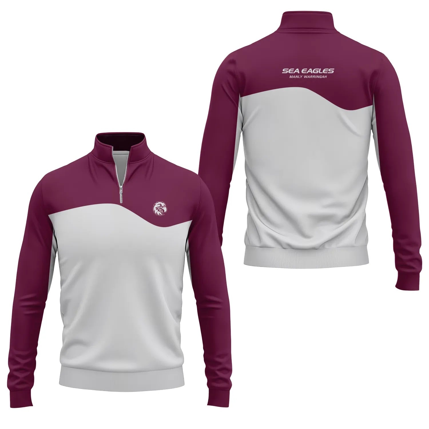 Manly Warringah Sea Eagles Quarter-zip Pullover SC110