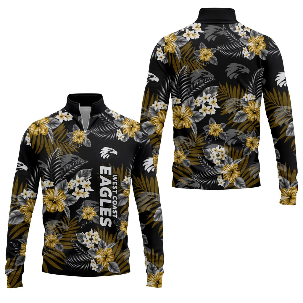West Coast Eagles Quarter-zip Pullover SC054
