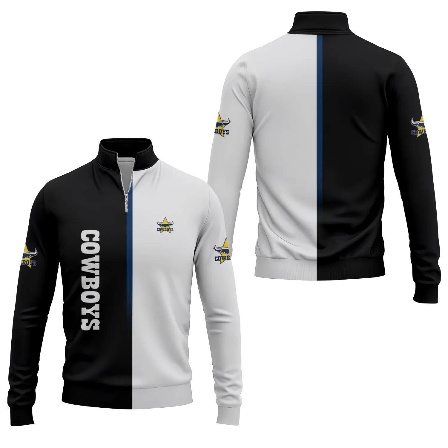 North Queensland Cowboys Quarter-zip Pullover SC076