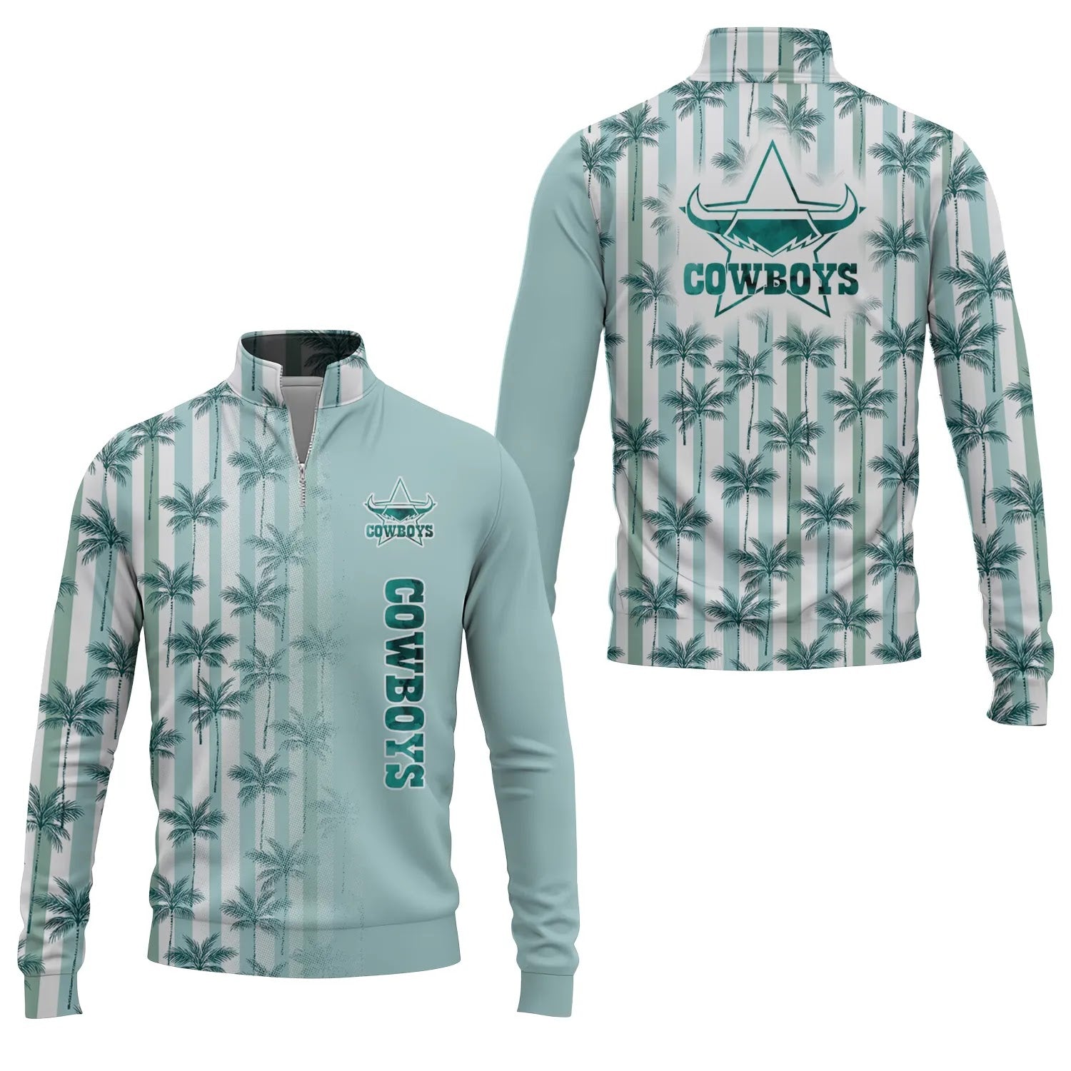 North Queensland Cowboys Quarter-zip Pullover SHW028