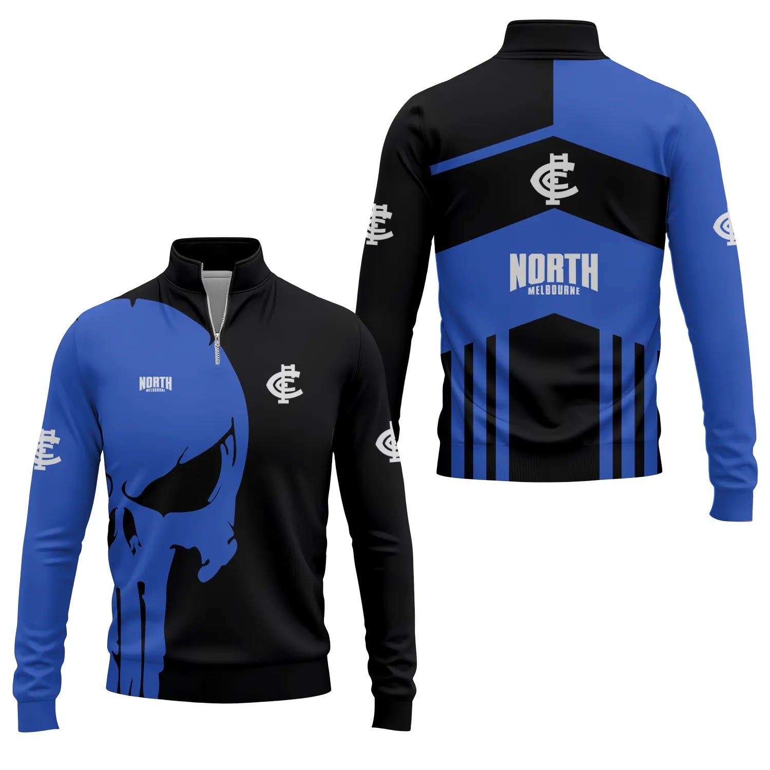 North Melbourne Kangaroos Quarter-zip Pullover SC026