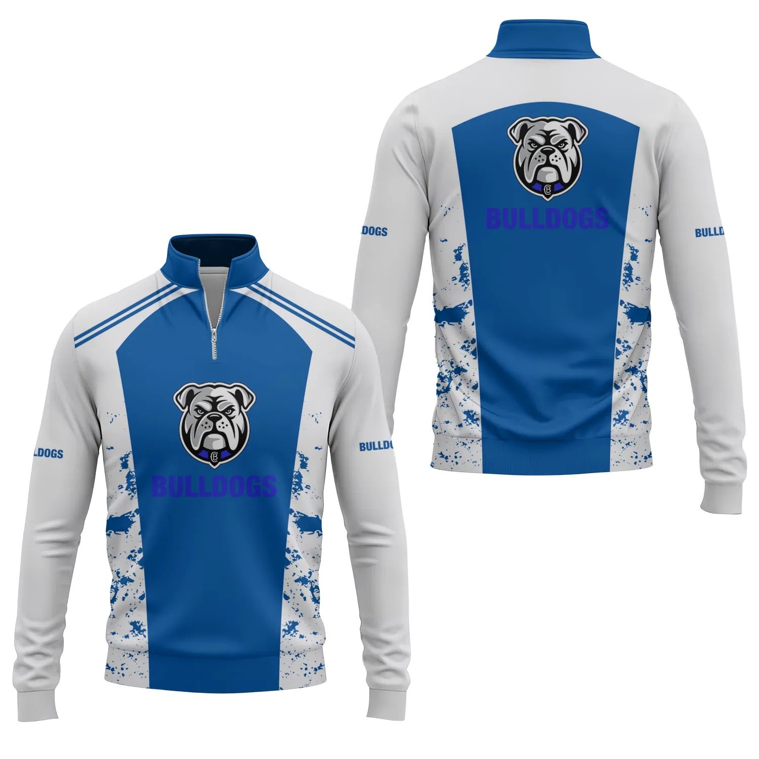 Canterbury-Bankstown Bulldogs Quarter-zip Pullover SC089