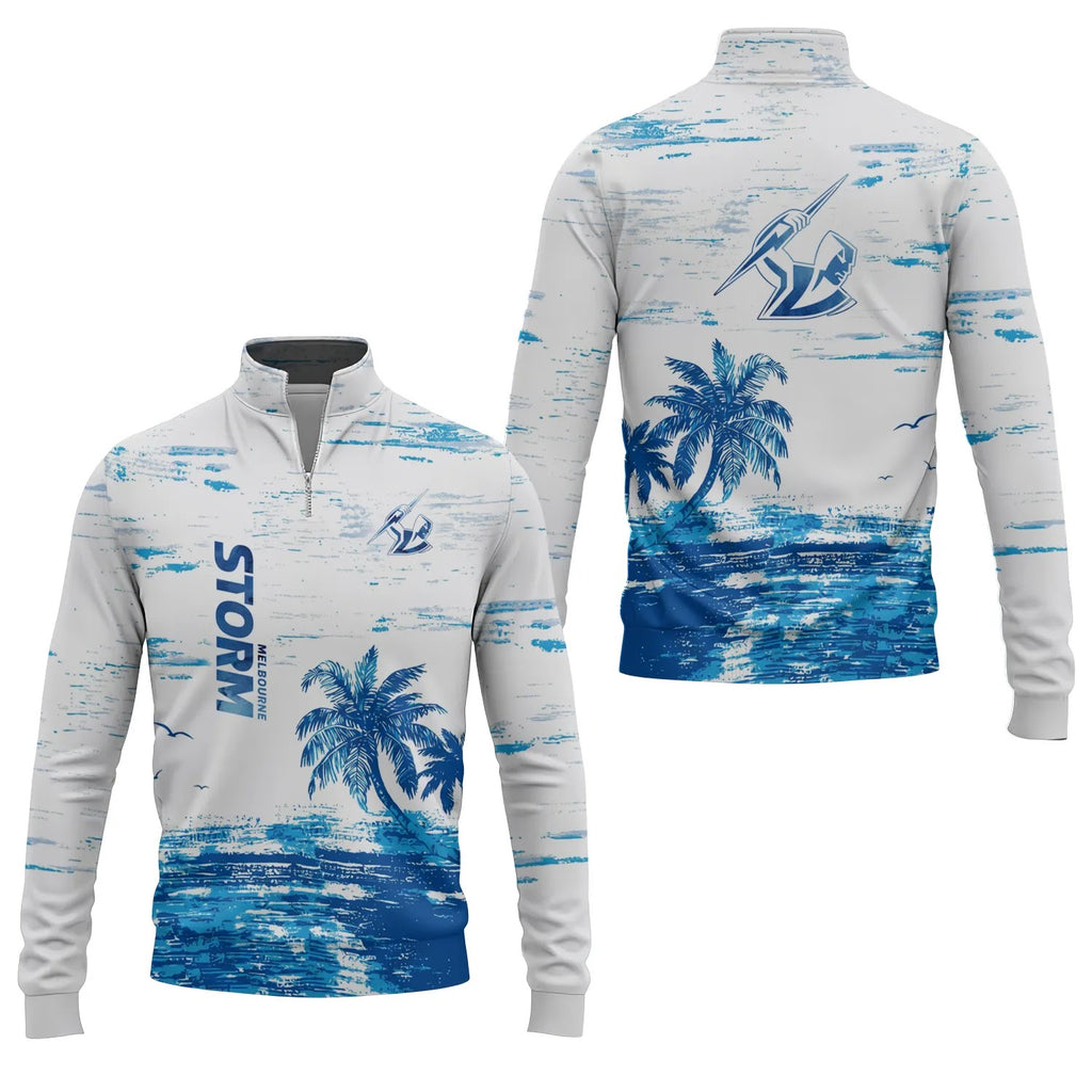 Melbourne Storm Quarter-zip Pullover SHW069