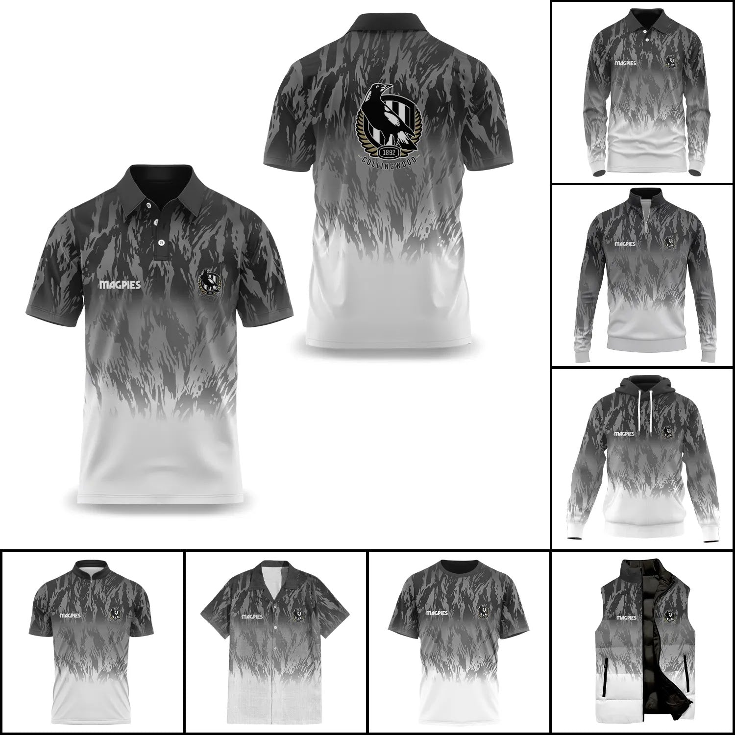 Collingwood Magpies Apparels SC069