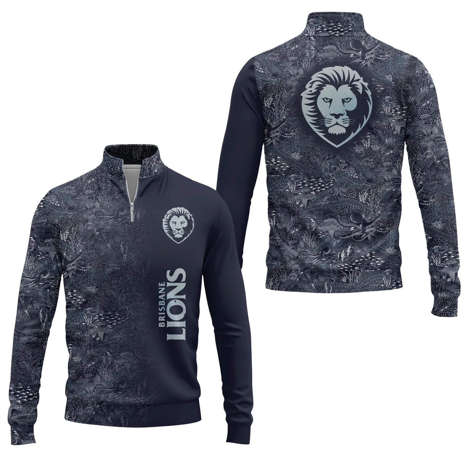 Brisbane Lions Quarter-zip Pullover SHW006