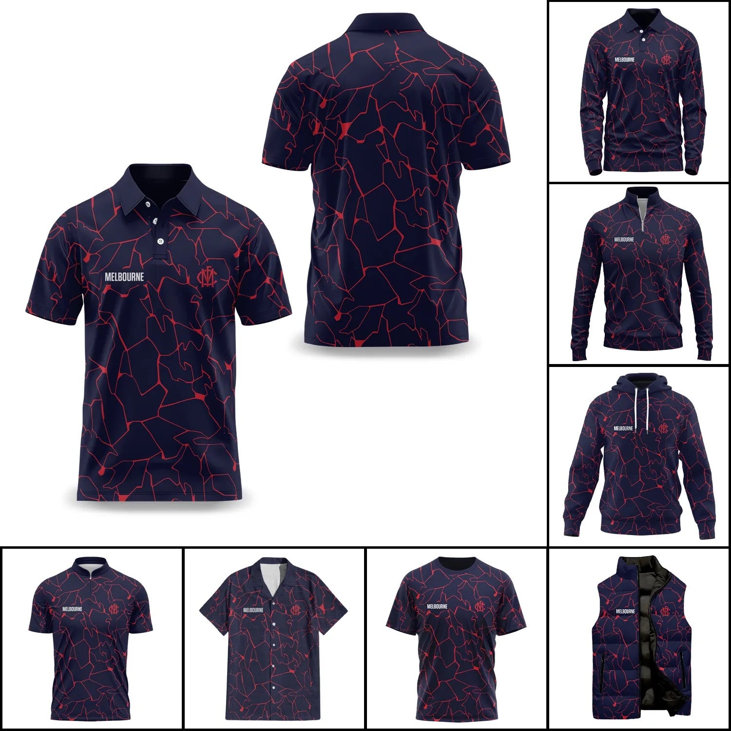 Melbourne Demons Apparels SC103