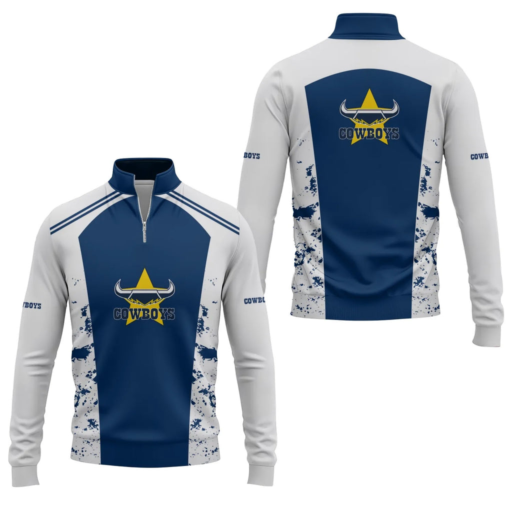 North Queensland Cowboys Quarter-zip Pullover SC089