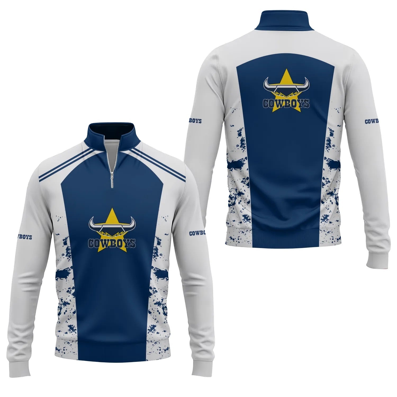 North Queensland Cowboys Quarter-zip Pullover SC089