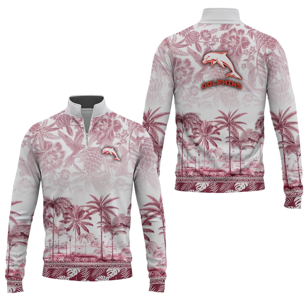 Dolphins Quarter-zip Pullover SC045