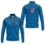Parramatta Eels Quarter-zip Pullover SC091