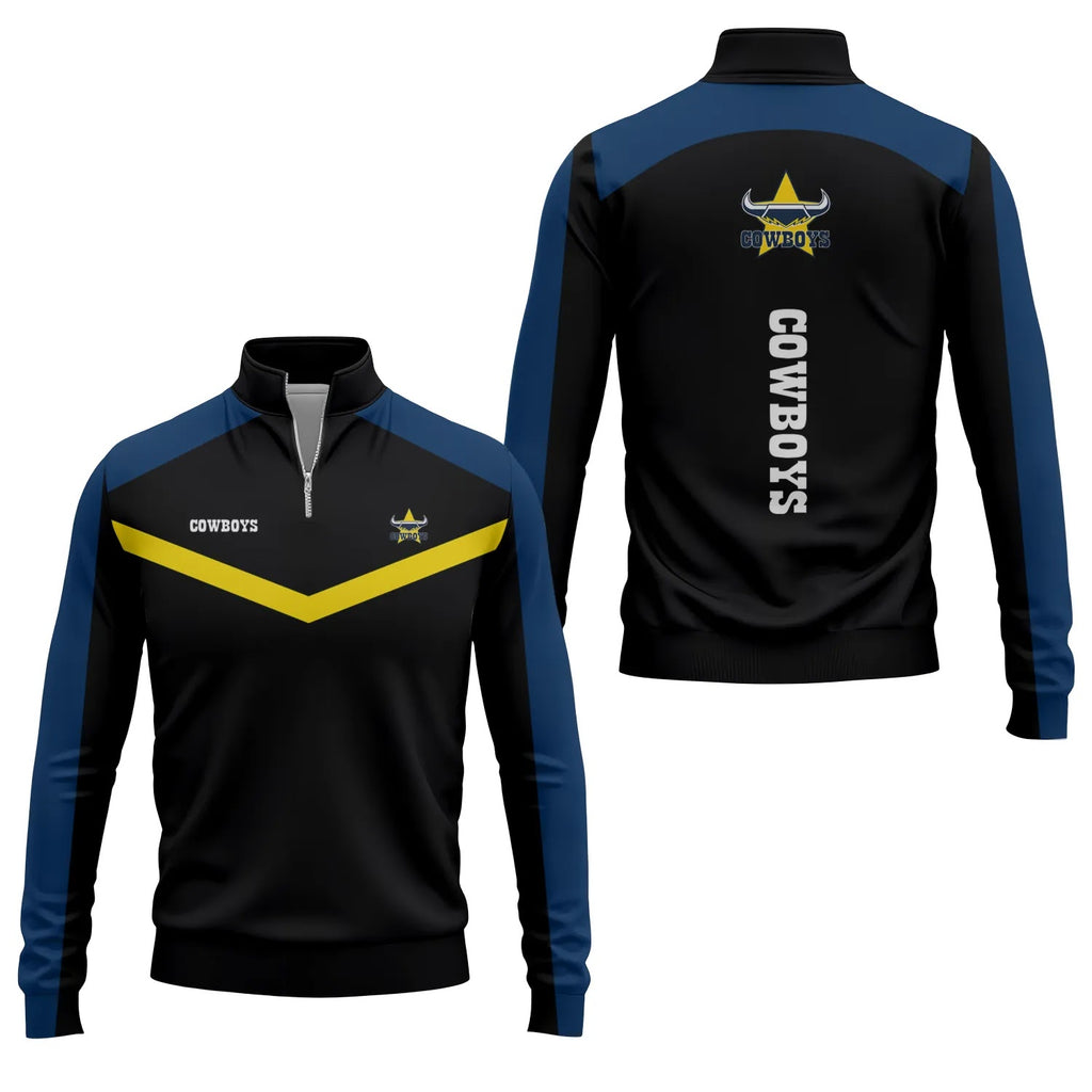 North Queensland Cowboys Quarter-zip Pullover SC035