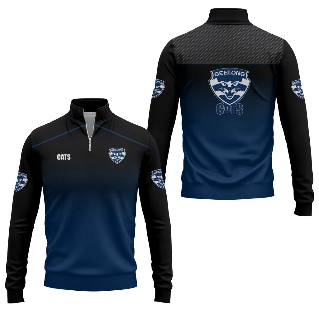 Geelong Cats Quarter-zip Pullover SC001