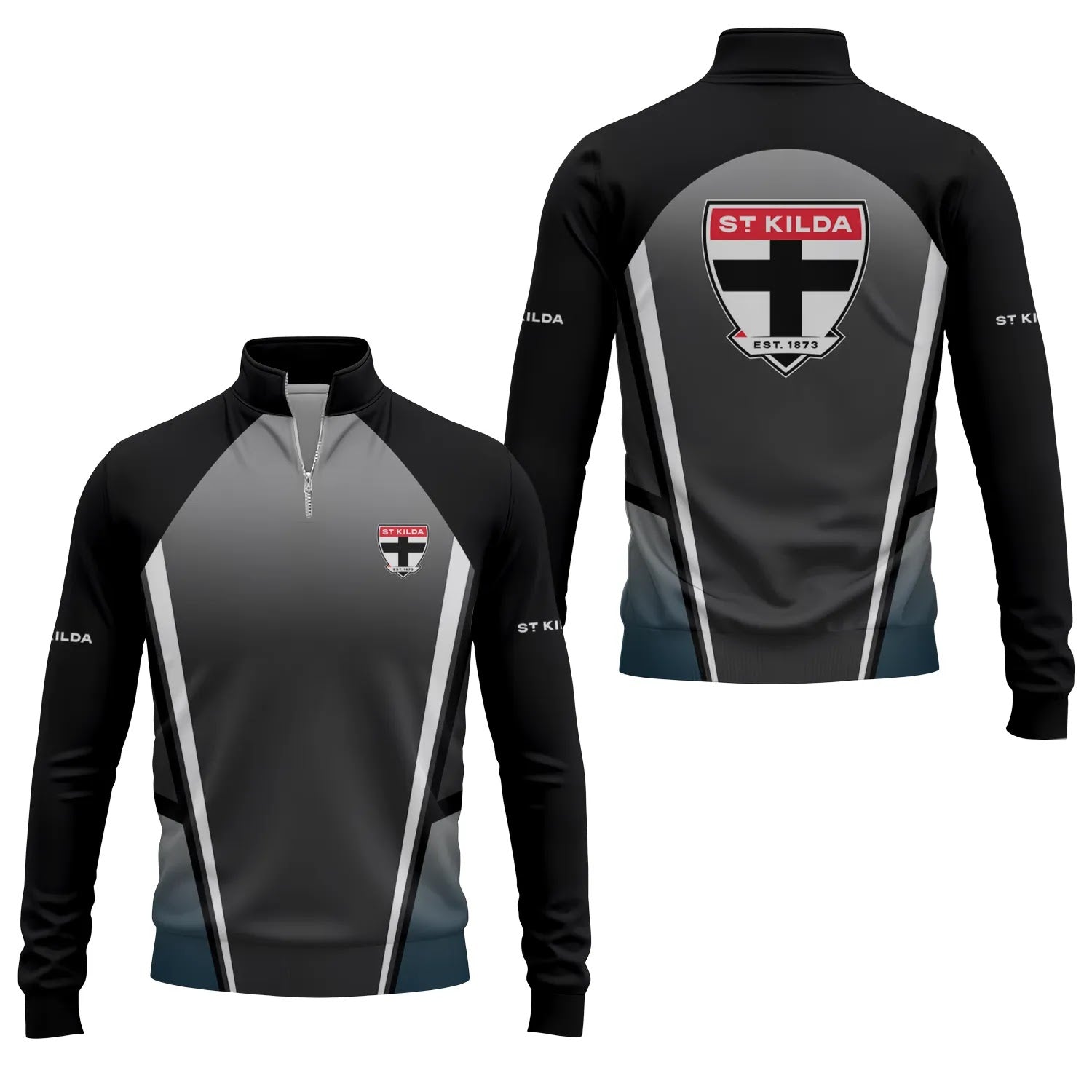 St Kilda Saints Quarter-zip Pullover SC037