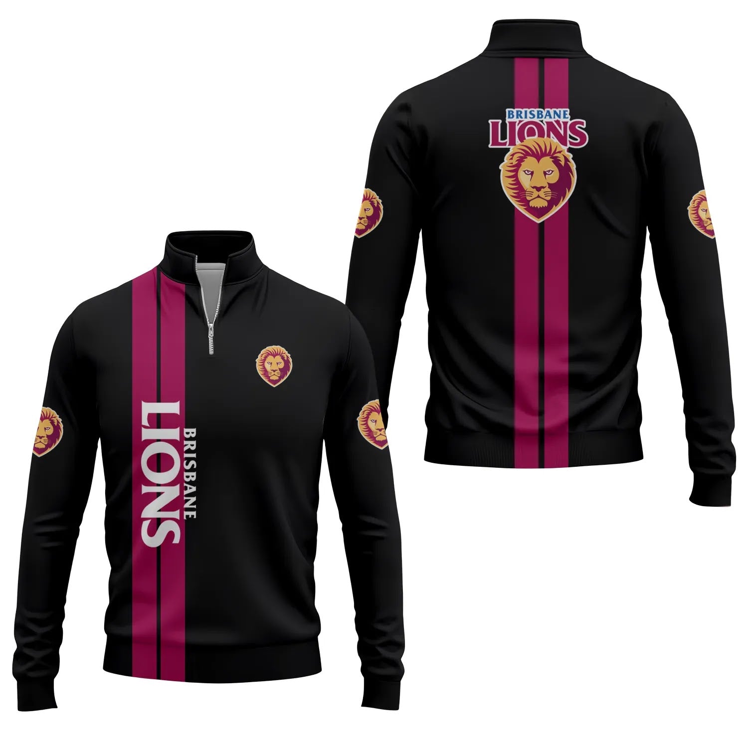 Brisbane Lions Quarter-zip Pullover SC013