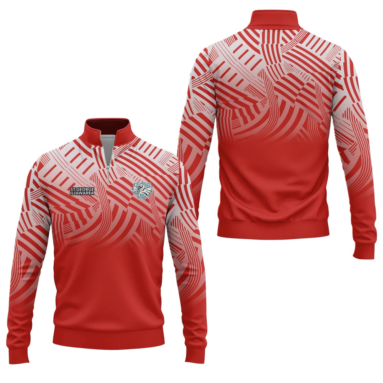 St George Illawarra Dragons Quarter-zip Pullover SC121