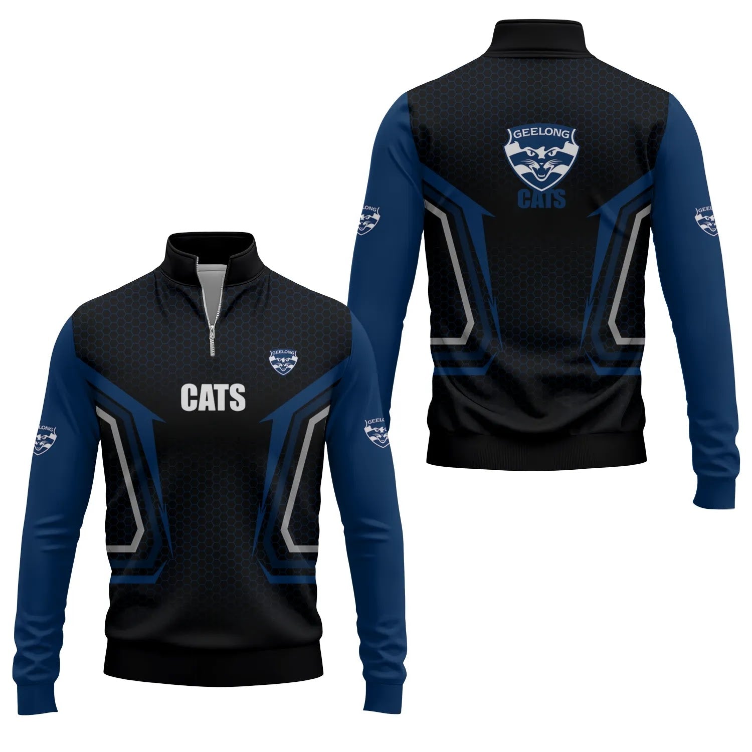 Geelong Cats Quarter-zip Pullover SC075
