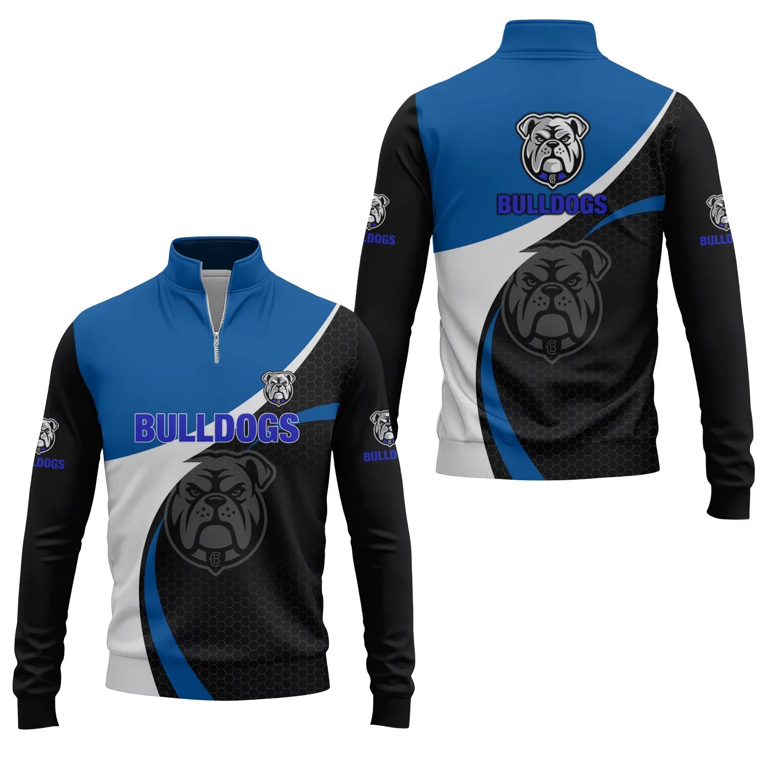 Canterbury-Bankstown Bulldogs Quarter-zip Pullover SC002