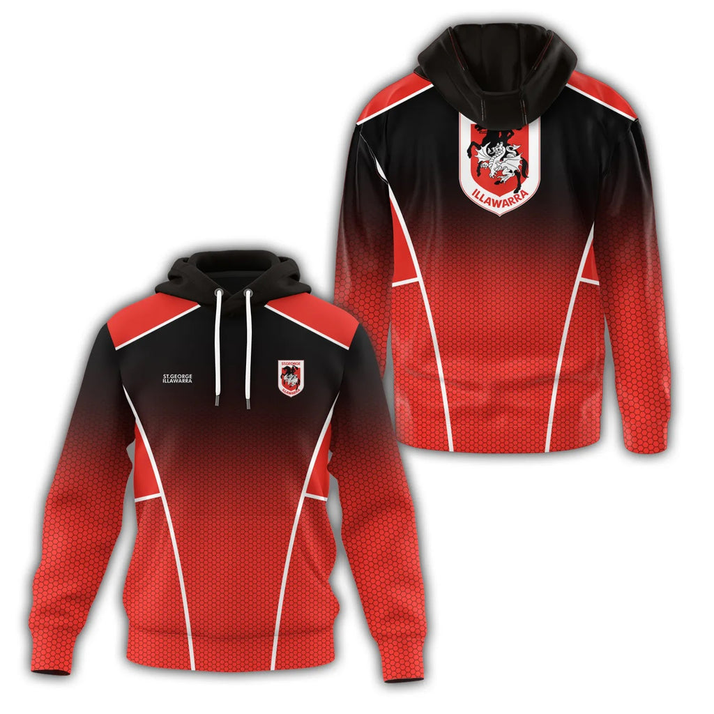 St George Illawarra Dragons Hoodie SC019