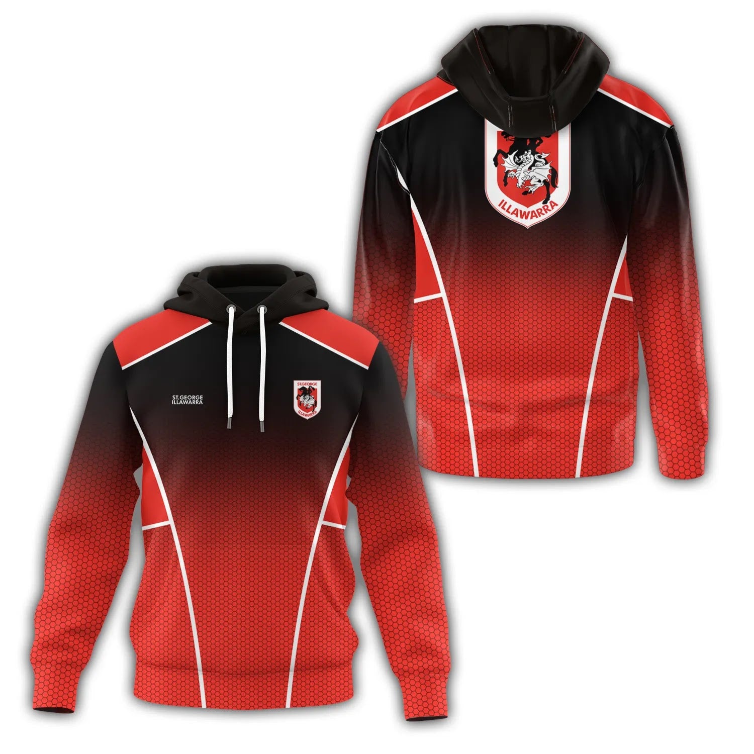 St George Illawarra Dragons Hoodie SC019