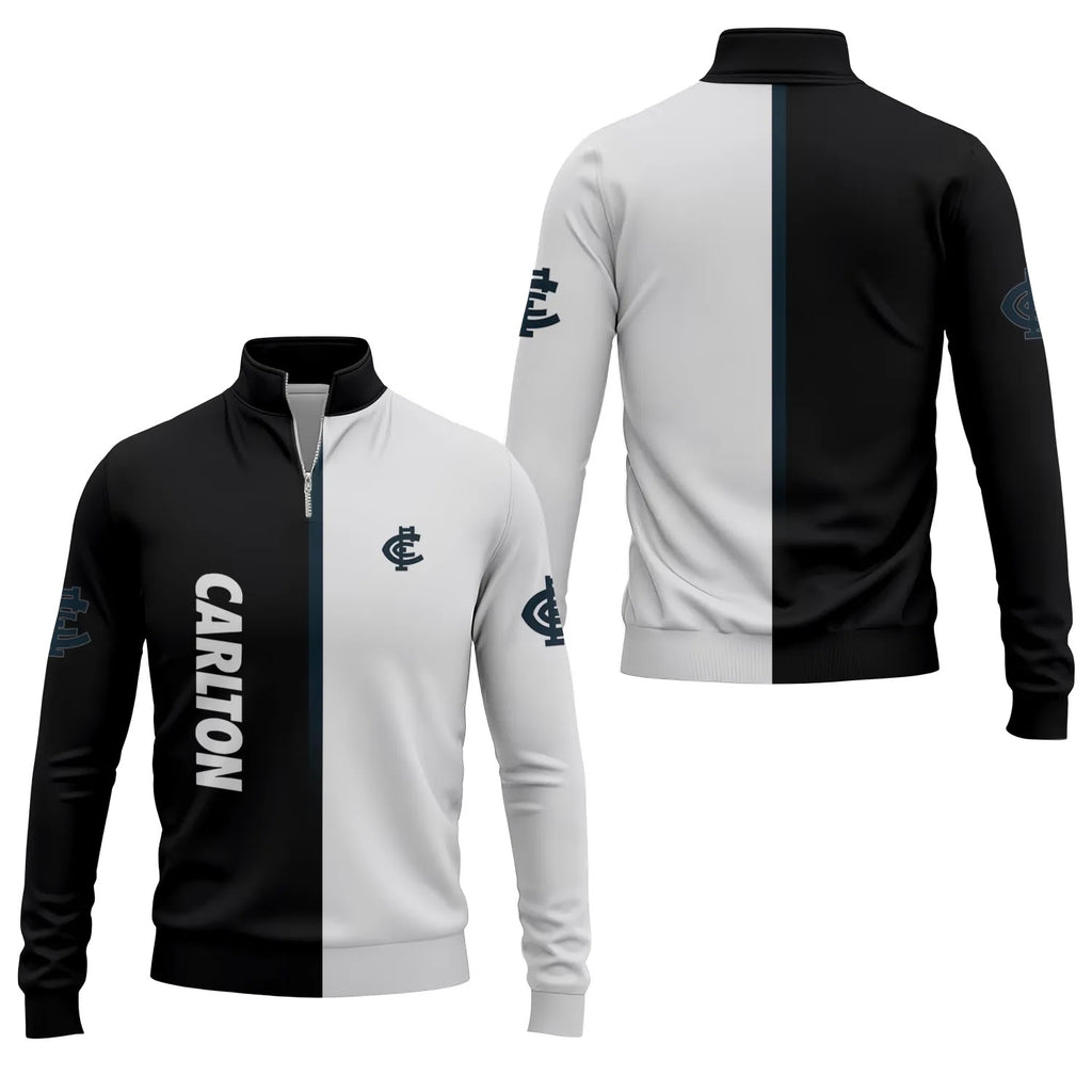 Carlton Blues Quarter-zip Pullover SC076