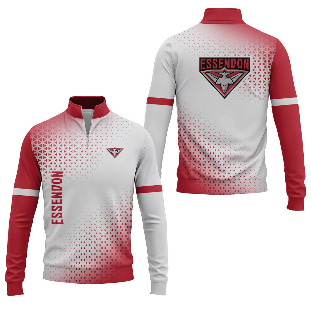 Essendon Bombers Quarter-zip Pullover SC079
